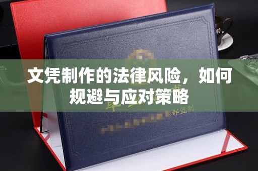 南浔文凭制作的法律风险，如何规避与应对策略