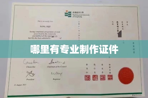 南浔哪里有专业制作证件